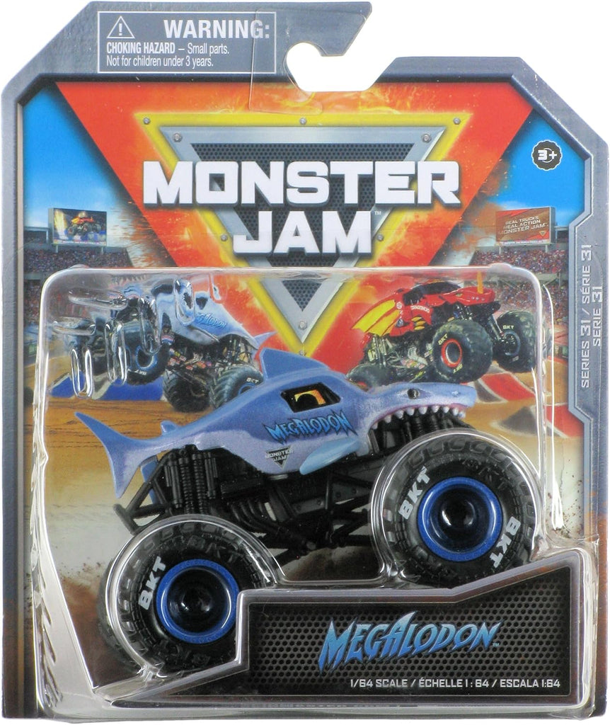 Monster Jam 2023 Spin Master 1:64 Diecast Truck Series 31 Legacy Trucks Megalodon