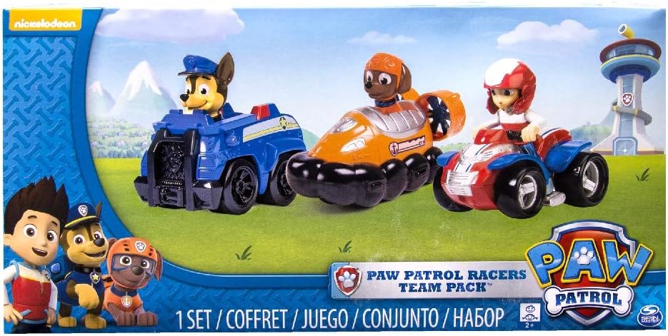 Racer 3 Pack Vehicles, Chase, Zuma, Ryder