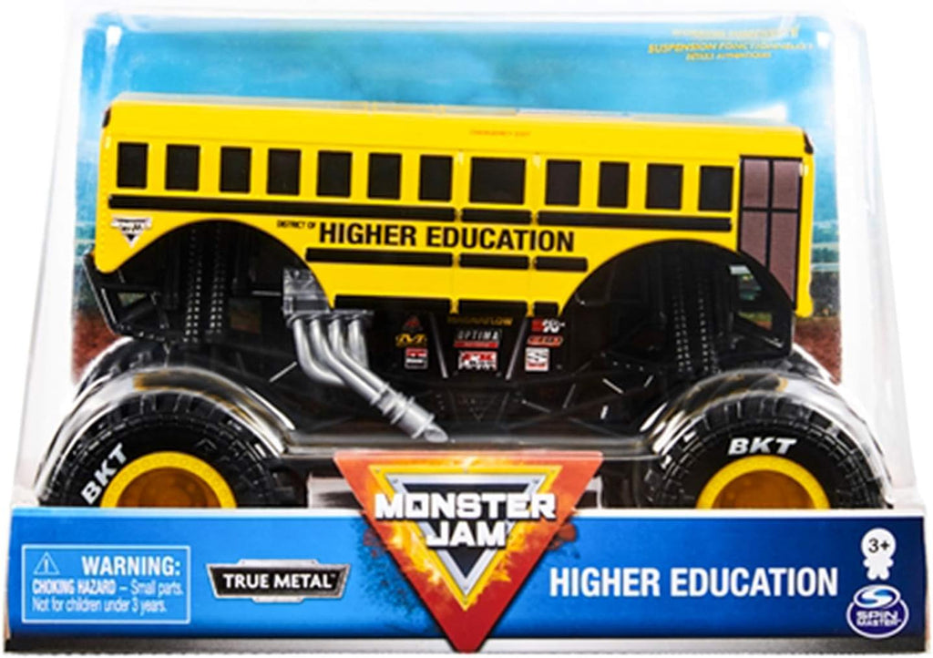 Monster Jam, Official Higher Education Monster Truck, Die-Cast Vehicle, 1:24 Scale