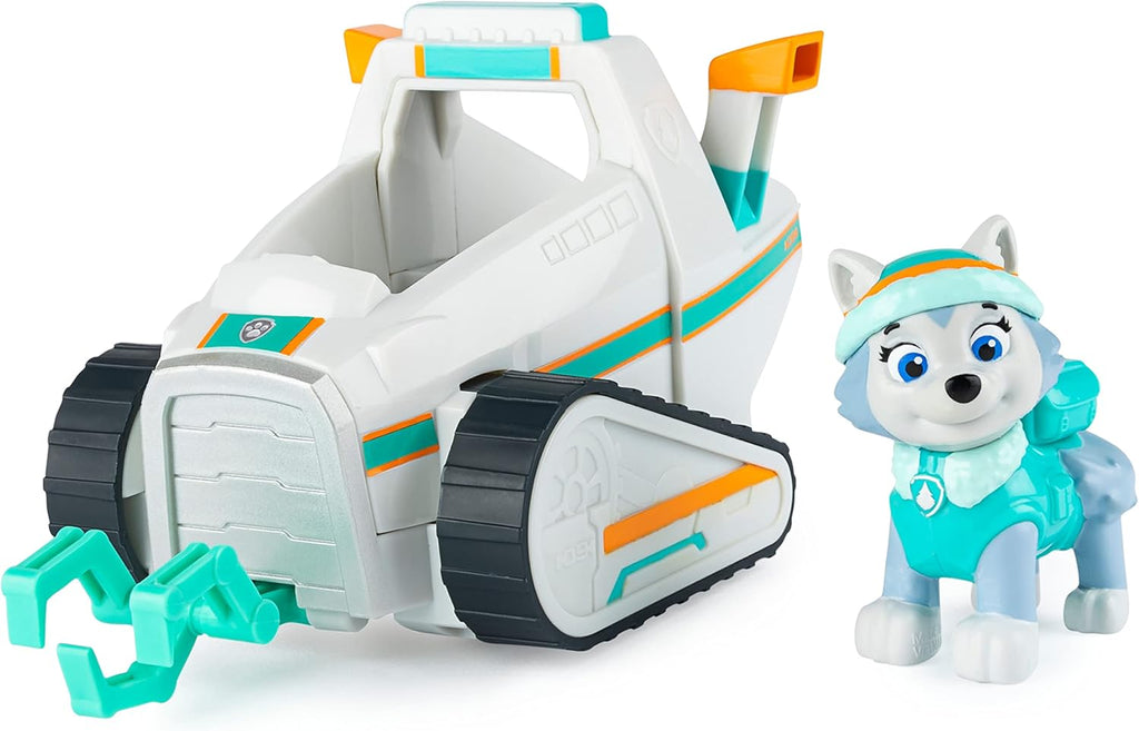 Paw Patrol, Everest’s Snow Plow Vehicle with Collectible Figure, for Kids Aged 3 and Up