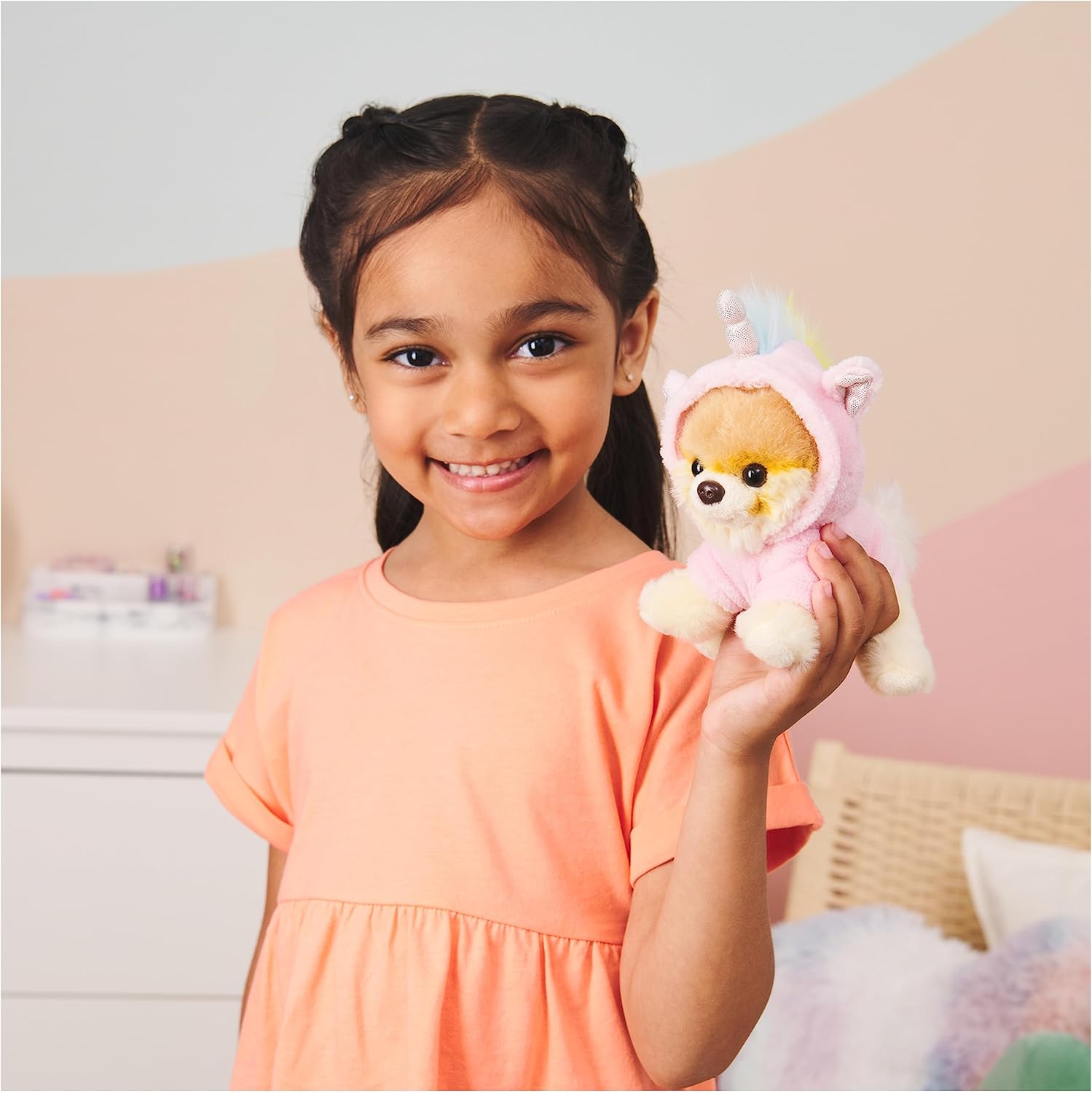 GUND Unicorn Dog Boo Itty Bitty Boo Stuffed Animal Plush, 5
