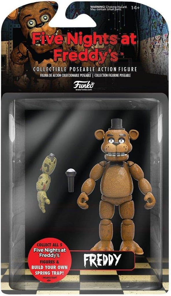 Funko 5" Articulated Action Figure: Five Nights at Freddy's (FNAF) - Freddy Fazbear - Collectible for Boys, Girls, Kids & Adults