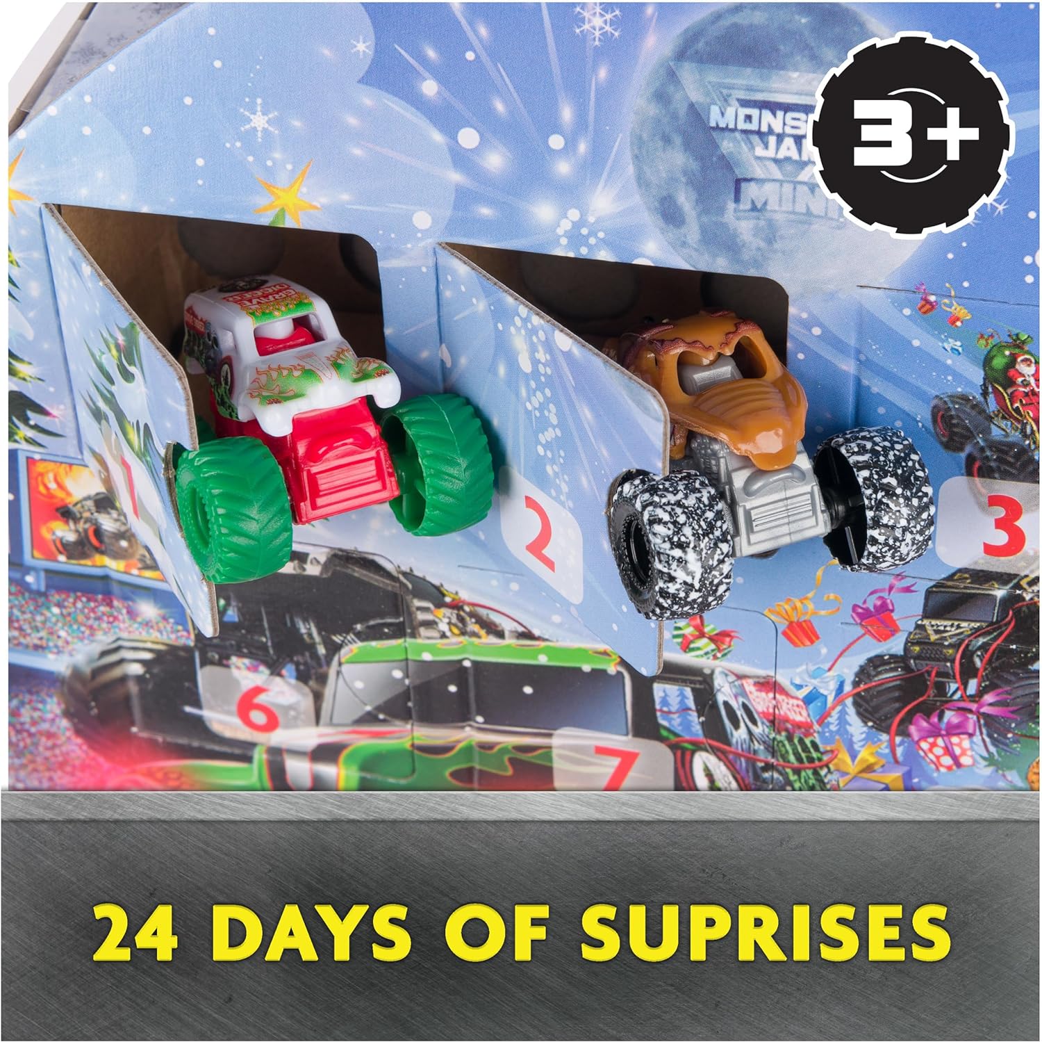 Monster Jam Mini Holiday Advent Calendar 24 Days Of Mini Monster Truc monster-jam-mini-holiday-advent-calendar-24-days-of-mini-monster-truc