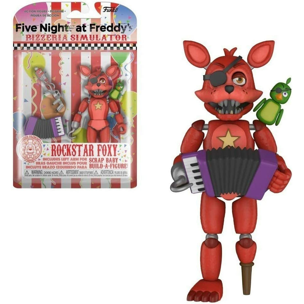 Funko Five Nights at Freddy's Pizza Simulator - Rockstar Foxy Collectible Figure, Multicolor