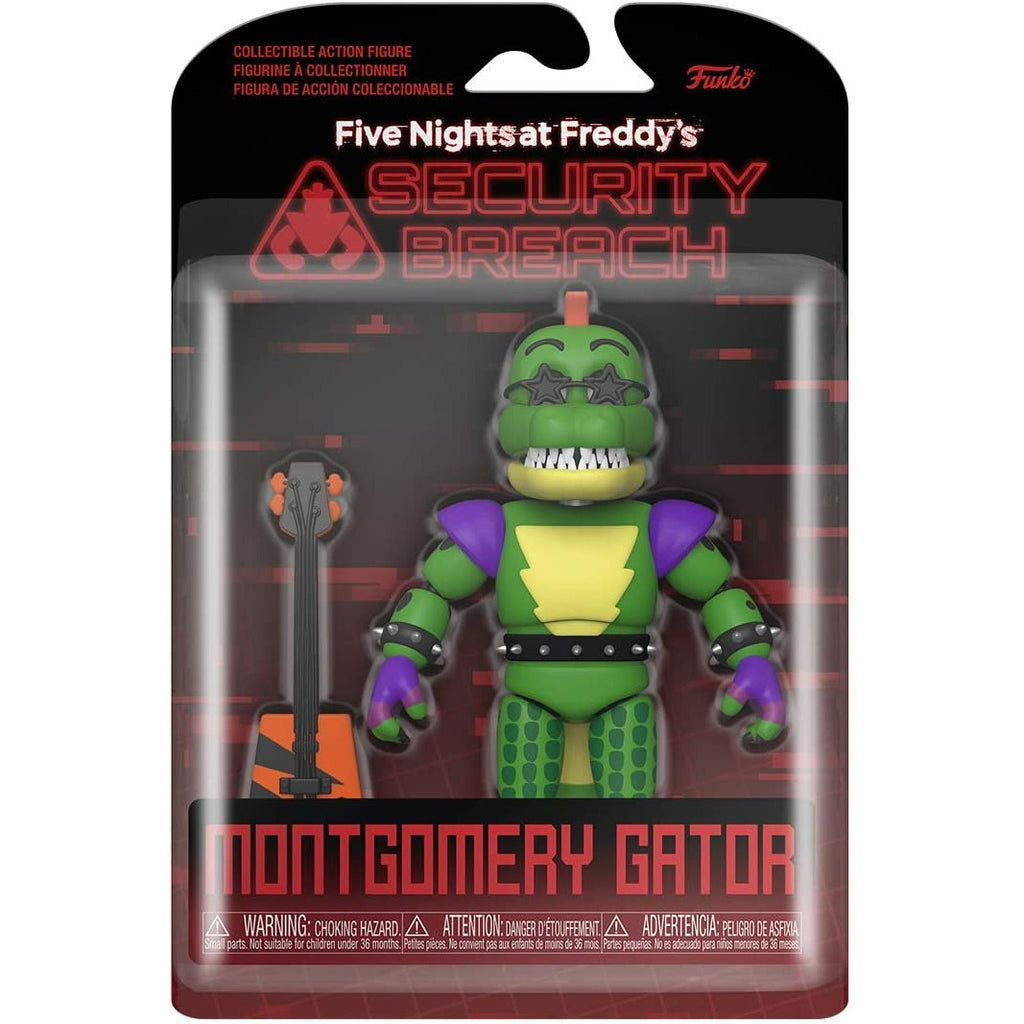 Funko Action Figure: Five Nights at Freddy's, Security Breach - Montgomery Gator, Multicolour
