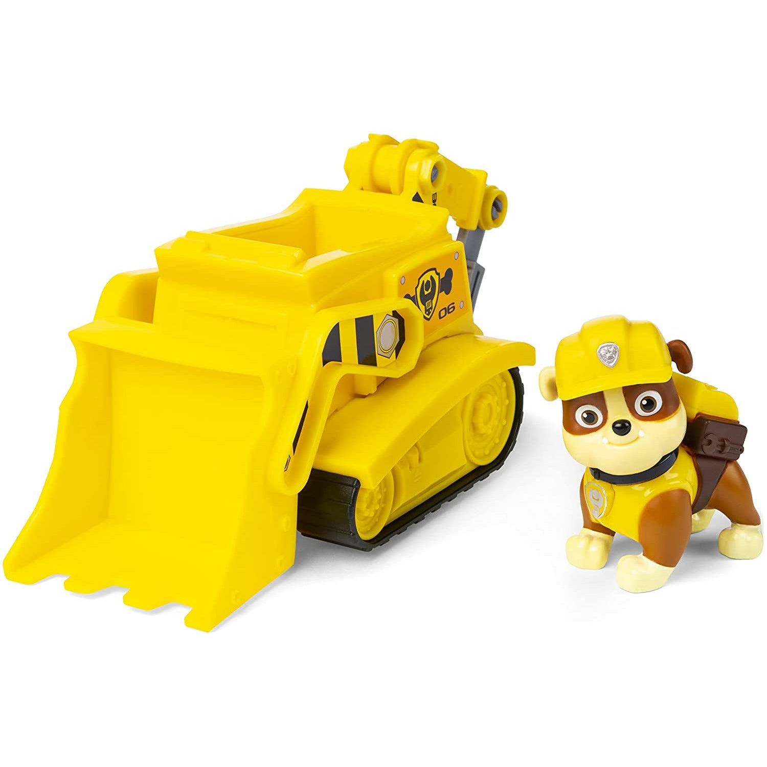 PAW Patrol, Rubble's Bulldozer Vehicle with Collectible Figure, for Ki –  Wonder Toys