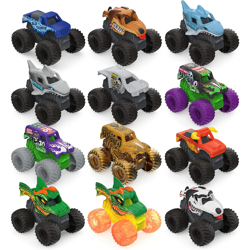 Monster Jam, Official Mini Collectible Monster Trucks 5-Pack with