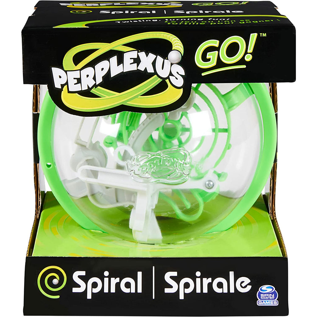 Perplexus GO! Spiral, Compact Challenging Puzzle Maze Skill Game