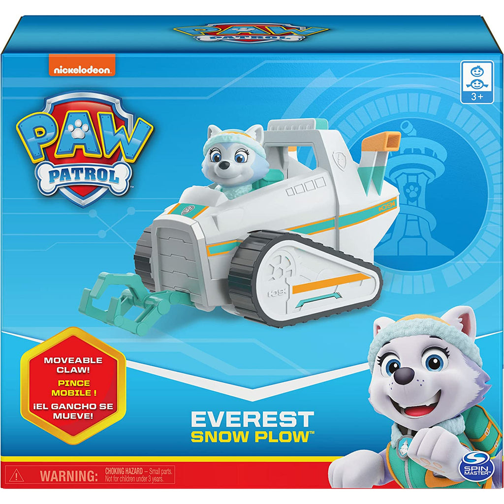 PAW Patrol, Everest’s Snow Plow Vehicle with Collectible Figure, for Kids  Aged 3 and Up